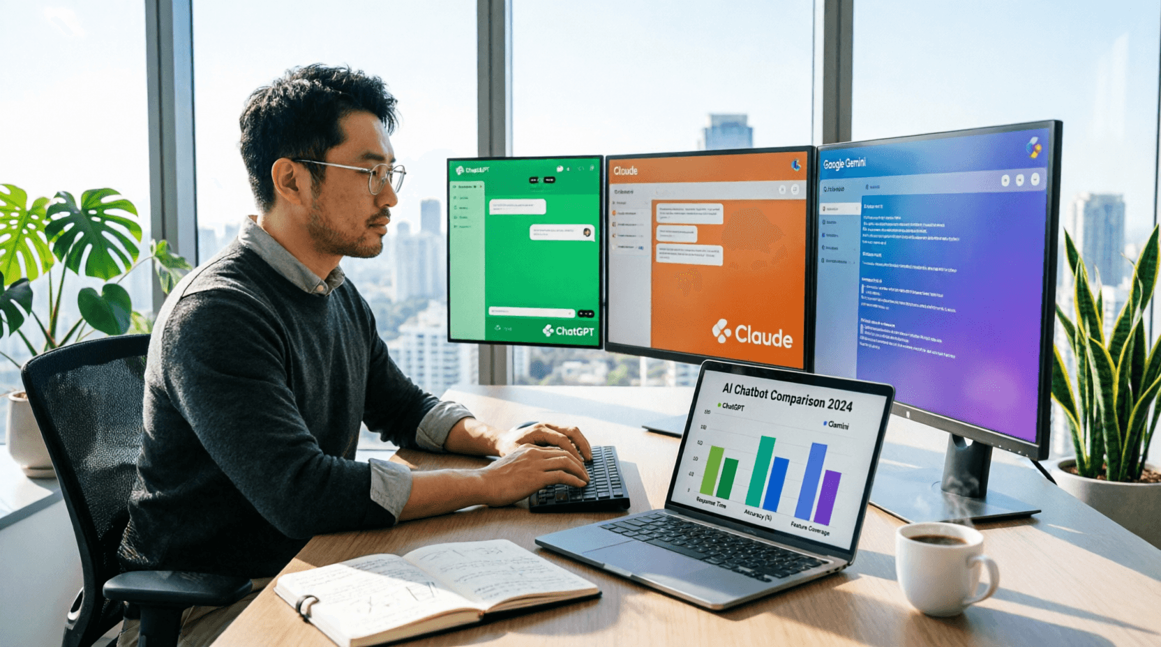 Best AI Chatbots 2024: ChatGPT, Claude, Gemini